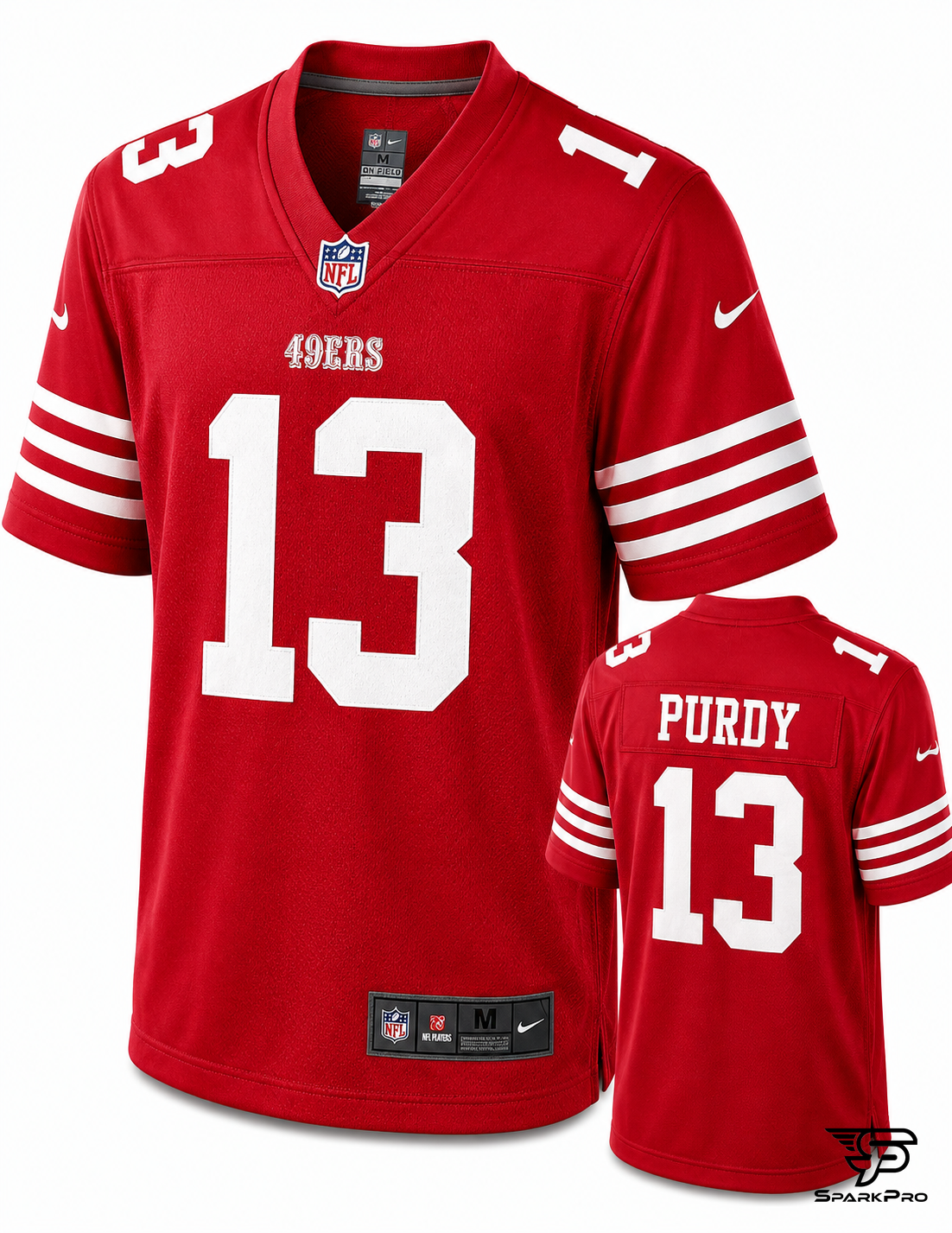 Camiseta 49ers Purdy #13 Nike Rojo - Imagen Principal