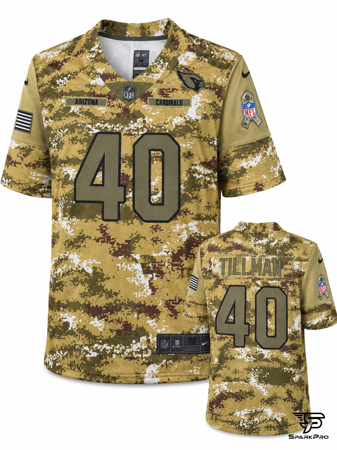 Camiseta Arizona Cardinals Tillman #40 Nike Dorado - Imagen Principal