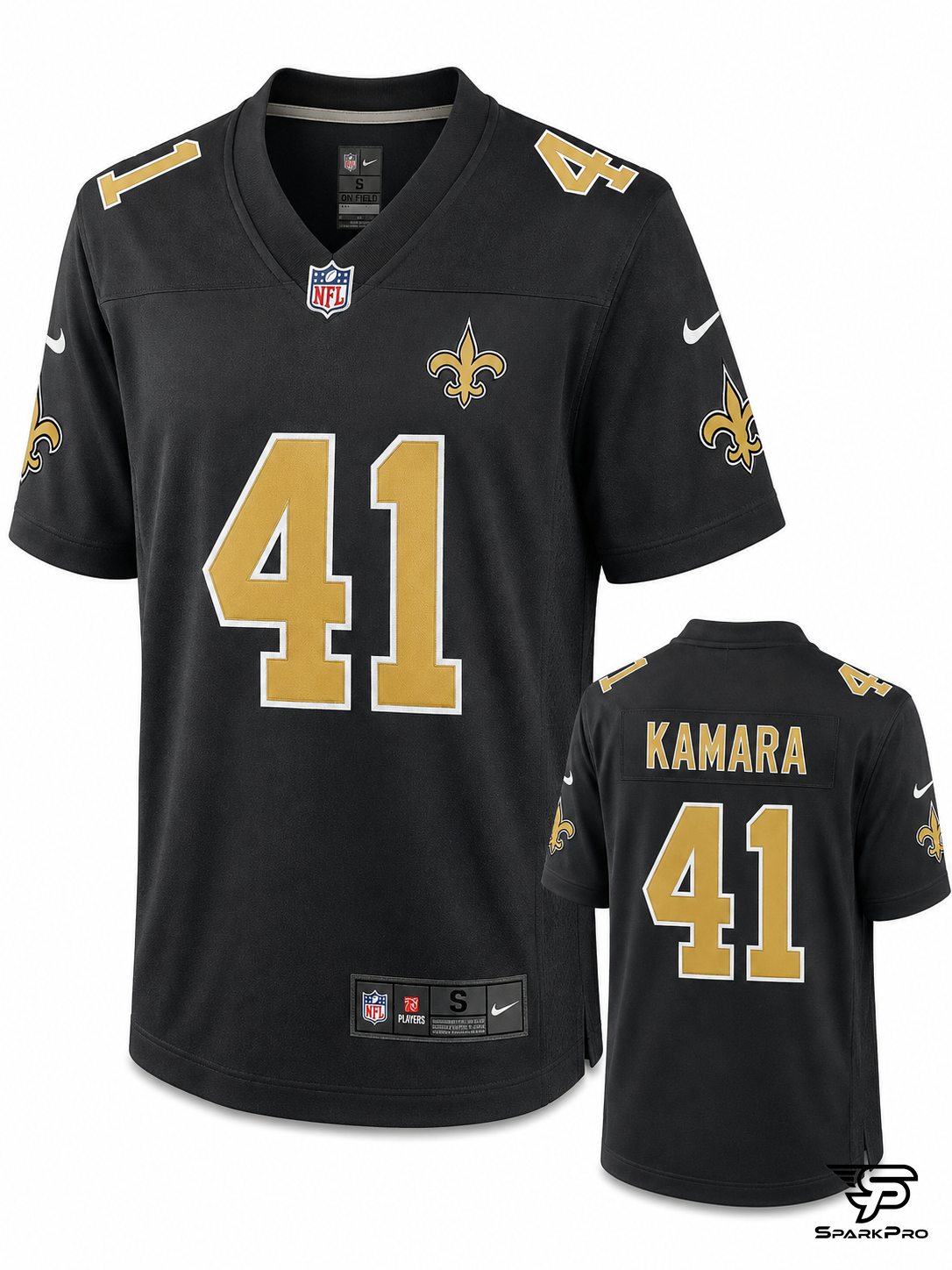Camiseta New Orleans Saints Kamara #41 Nike Negro - Imagen Principal