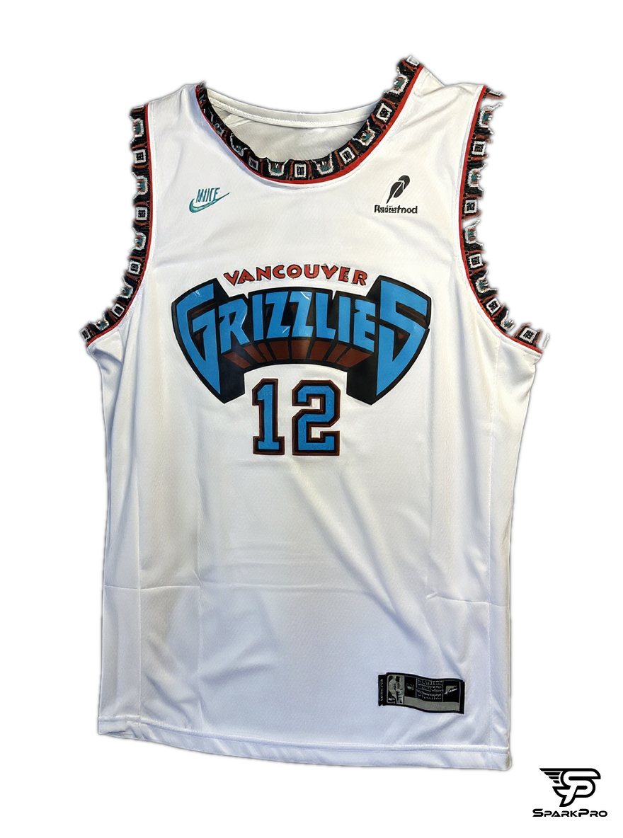 Camiseta Vancouver Grizzlies Morant #12 Nike Blanco - Vista 3D