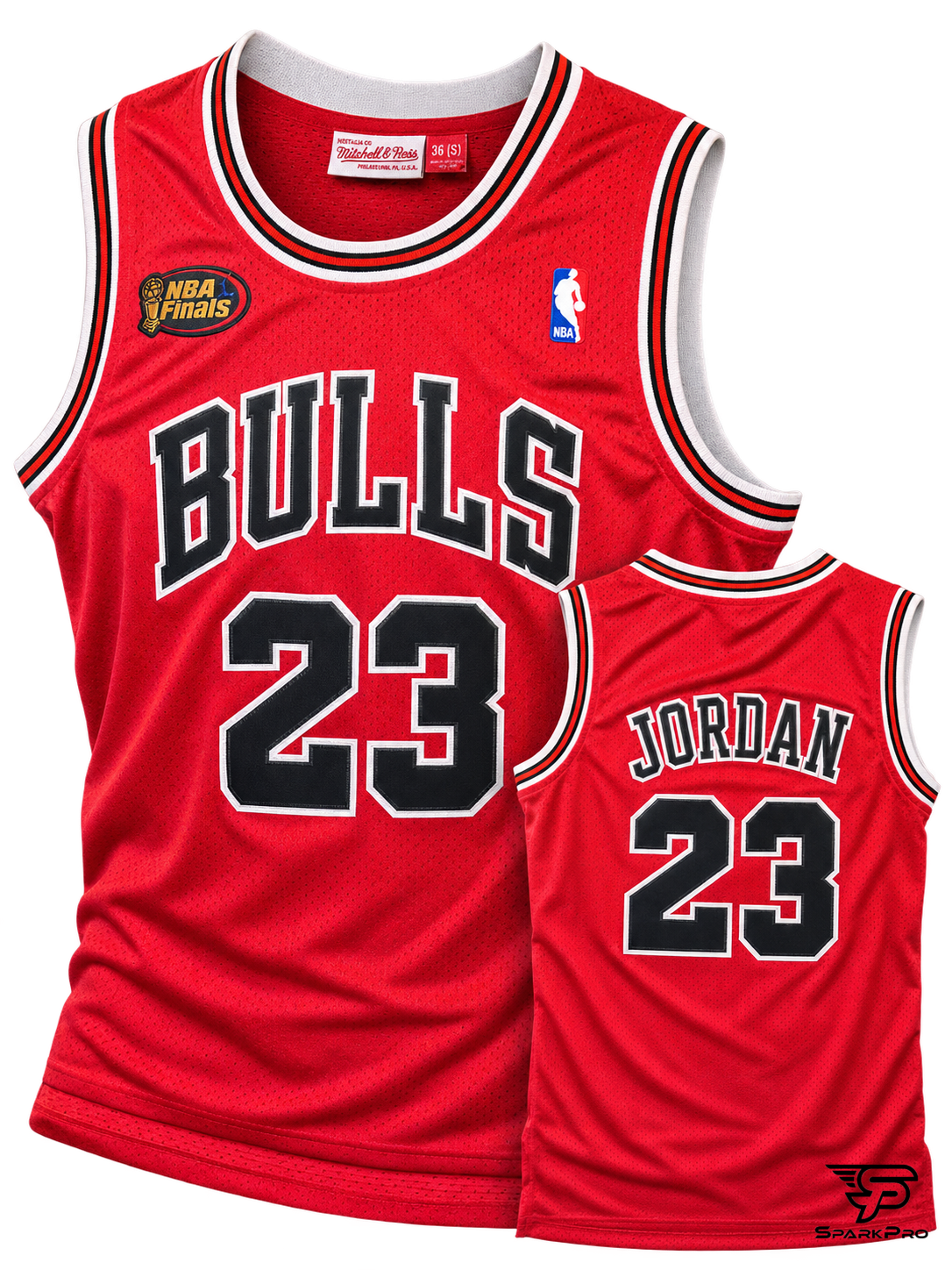 Camiseta Chicago Bulls Michael Jordan #23 Mitchell & Ness Rojo - Imagen Principal Camiseta Chicago Bulls Michael Jordan #23 Mitchell & Ness Rojo Mitchell & Ness Baloncesto Rojo - SparkPro
