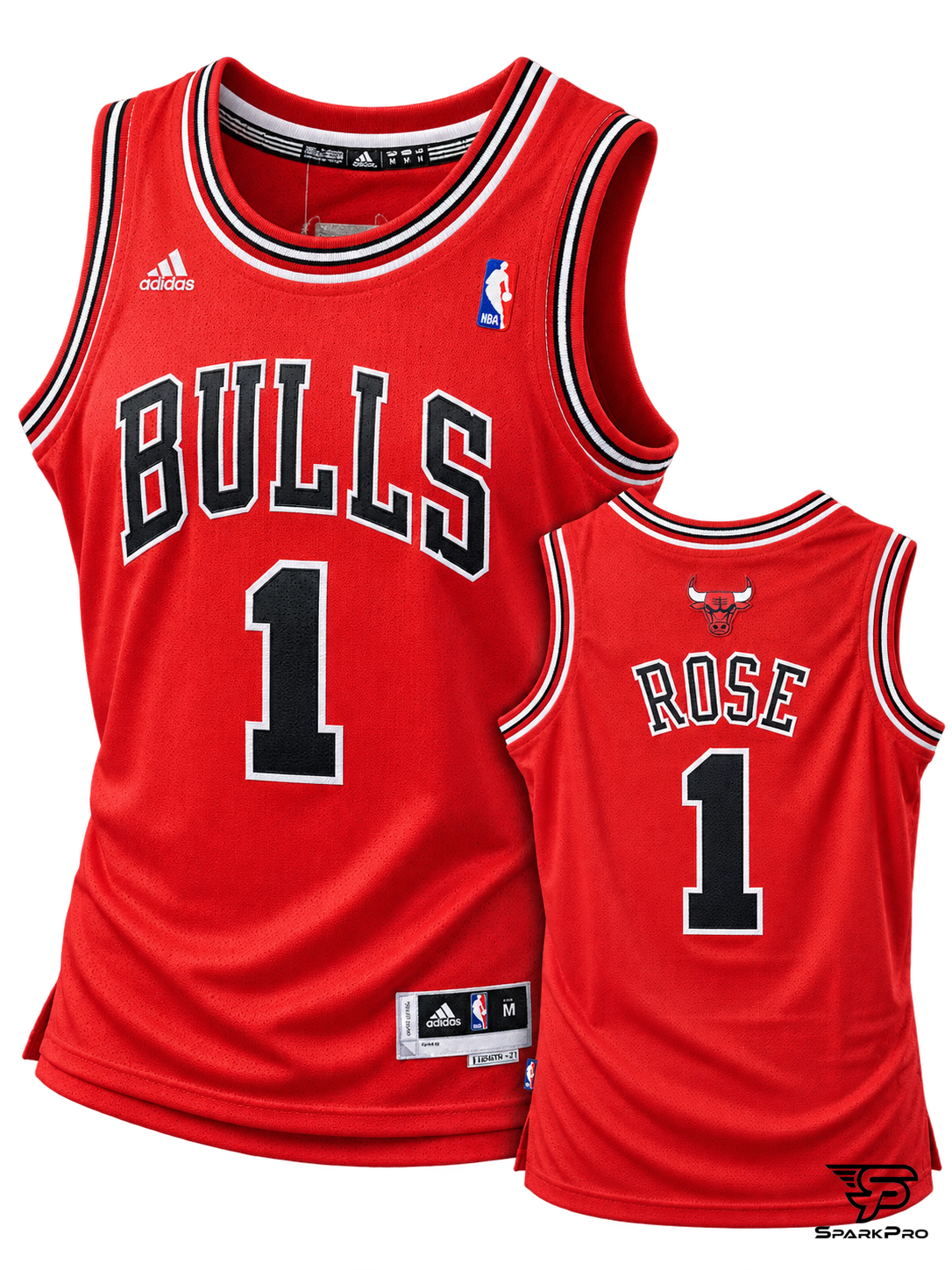 Camiseta Chicago Bulls Rose #1 Adidas Rojo - Imagen Principal Camiseta Chicago Bulls Rose #1 Adidas Rojo Adidas Baloncesto Rojo - SparkPro