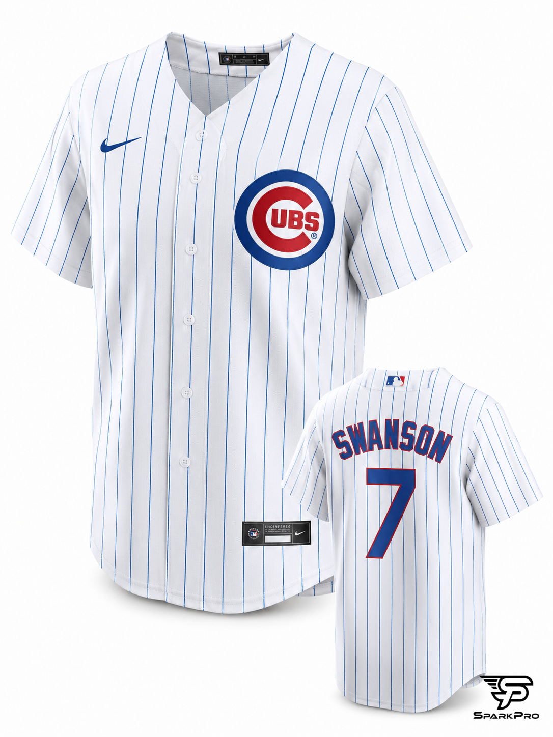 Camiseta Chicago Cubs Swanson #7 Nike Blanco - Imagen Principal