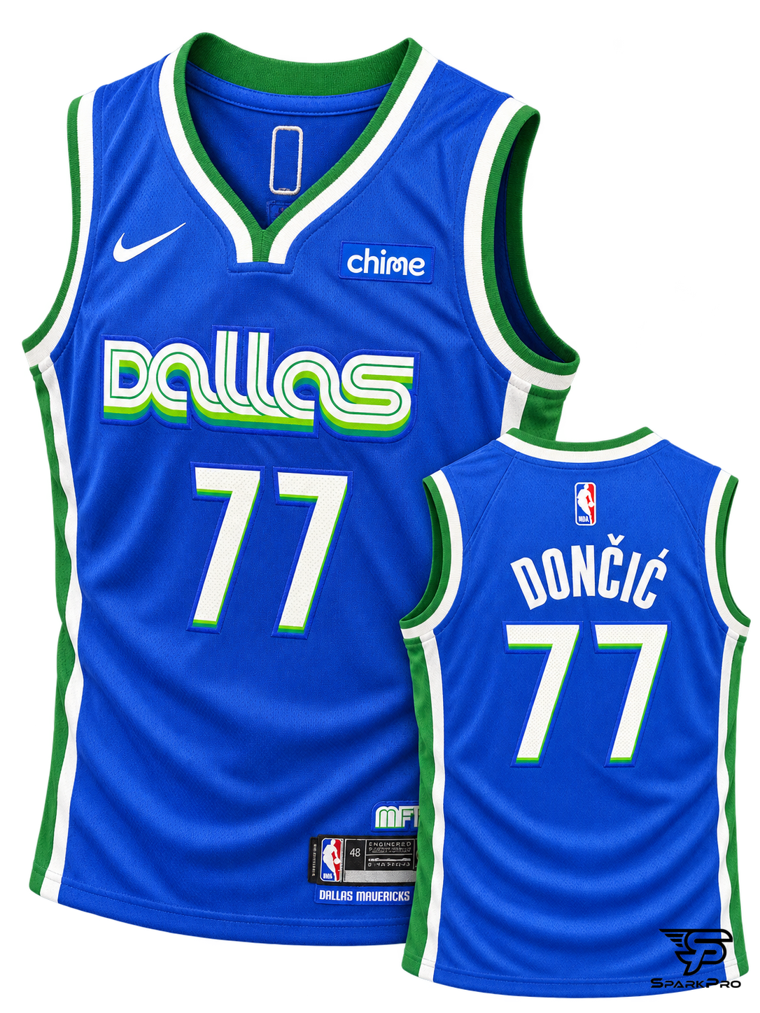 Camiseta Dallas Mavericks Doni #77 Nike Azul - Imagen Principal Camiseta Dallas Mavericks Doni #77 Nike Azul Nike Baloncesto Azul - SparkPro