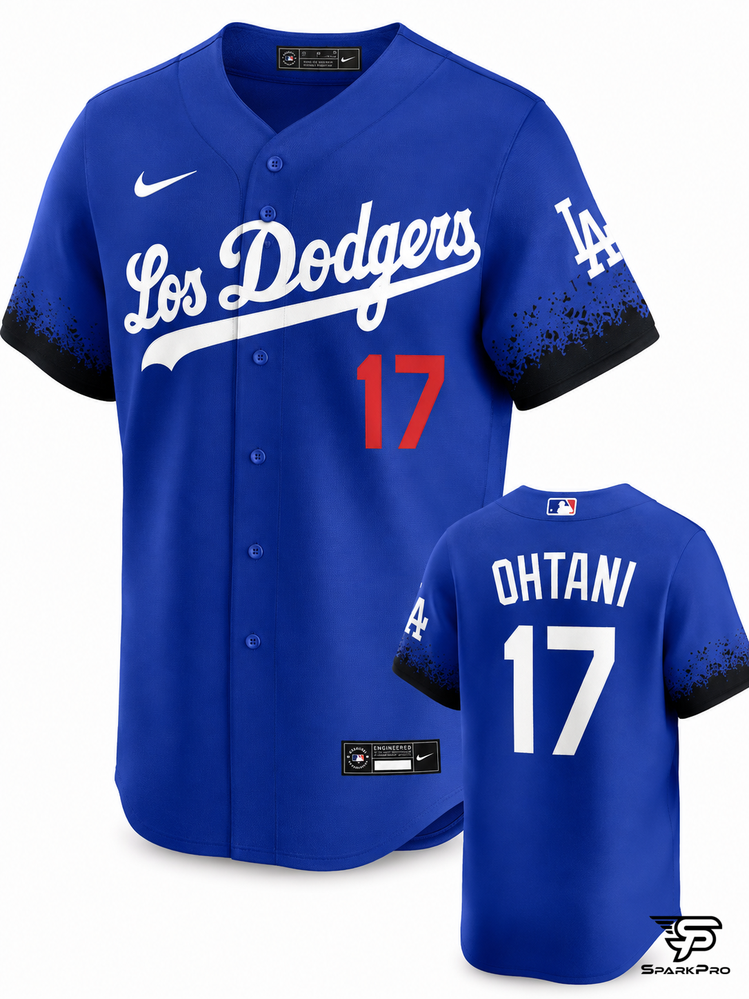 Camiseta Los Dodgers Ohtani #17 Nike Azul - Imagen Principal