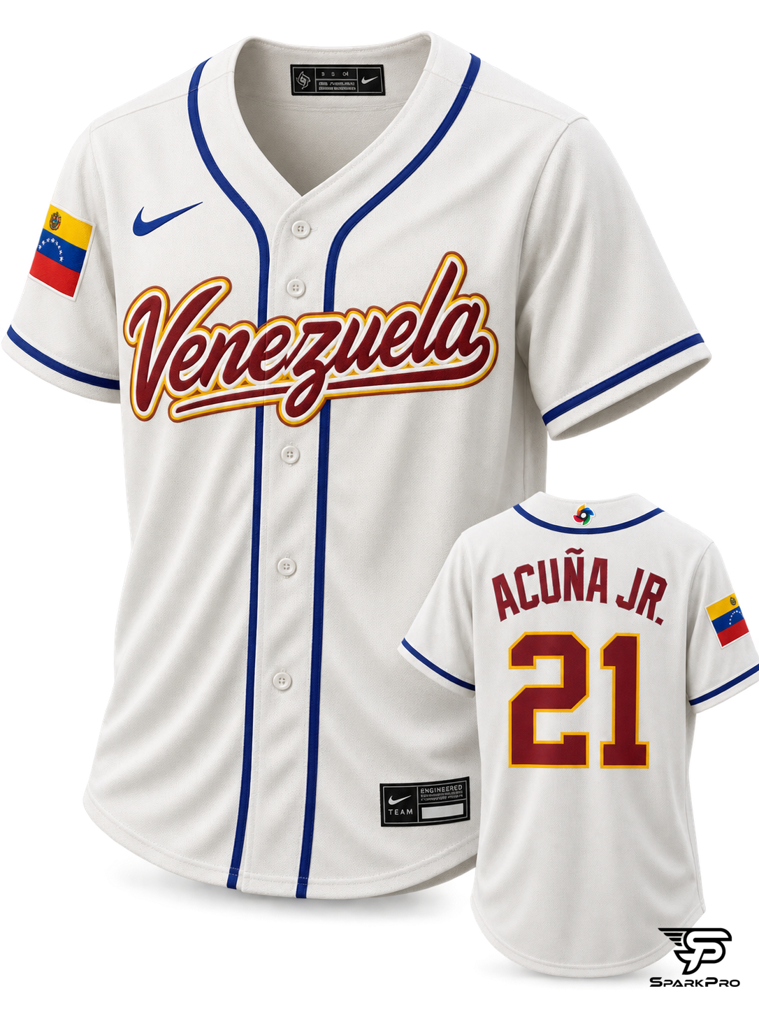 Camiseta-Venezuela-Acuna-Jr.-21-Blanco-Nike
